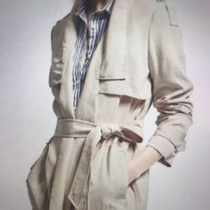 Banana Republic drapey trench